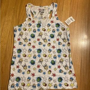 Marvel comics women’s tank top large NWT